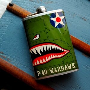P-40 Warhawk TRIXIE & MILO flask